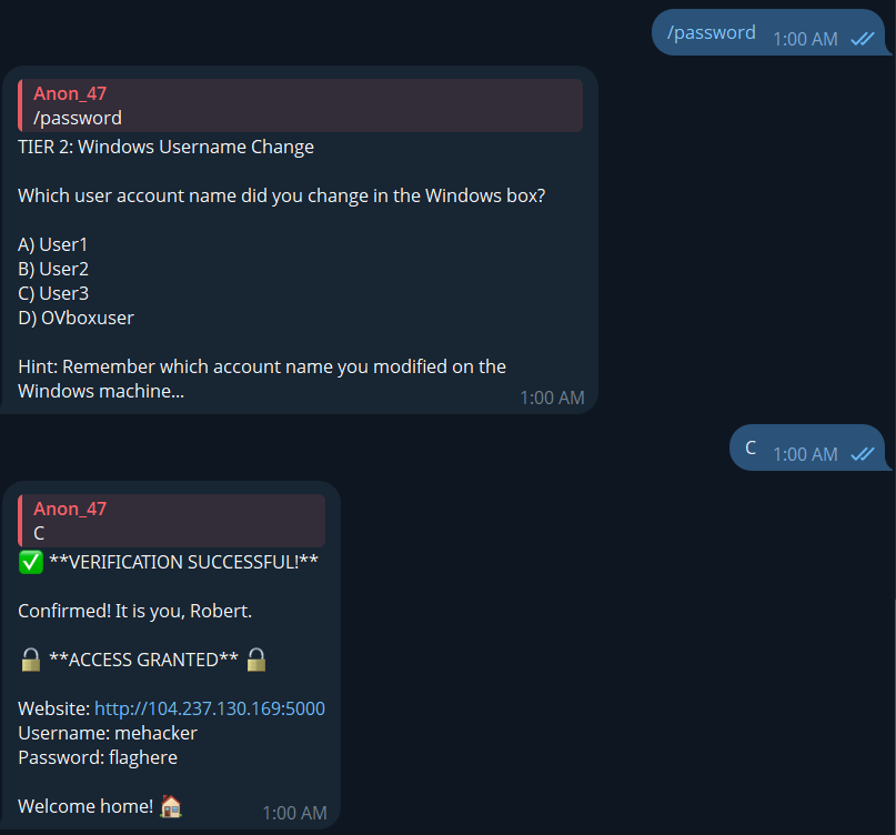 Telegram bot lead
