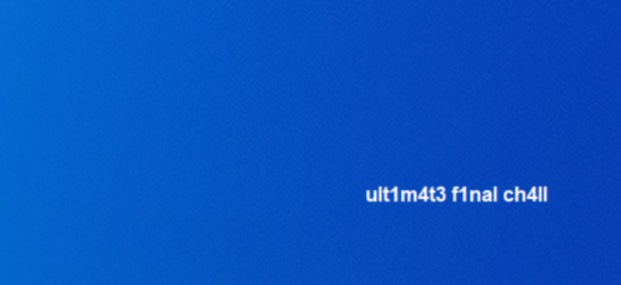 Final hidden text extraction